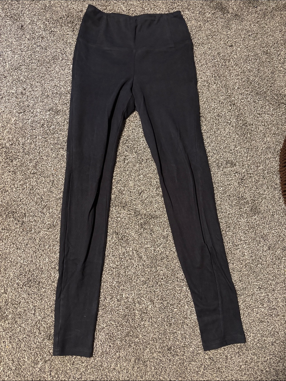 Rue21 Faux Suede Black Stretch Leggings